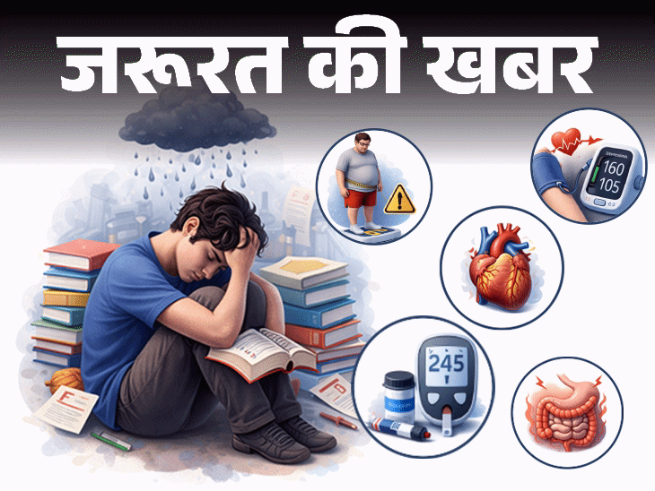 जरूरत की खबर- बच्चों में एकेडमिक स्ट्रेस: इससे बढ़ती जवानी में डिप्रेशन और बीमारियों का रिस्क, डॉक्टर से जानें कैसे करें बचाव जरूरत की खबर- बच्चों में एकेडमिक स्ट्रेस: इससे बढ़ती जवानी में डिप्रेशन और बीमारियों का रिस्क, डॉक्टर से जानें कैसे करें बचाव