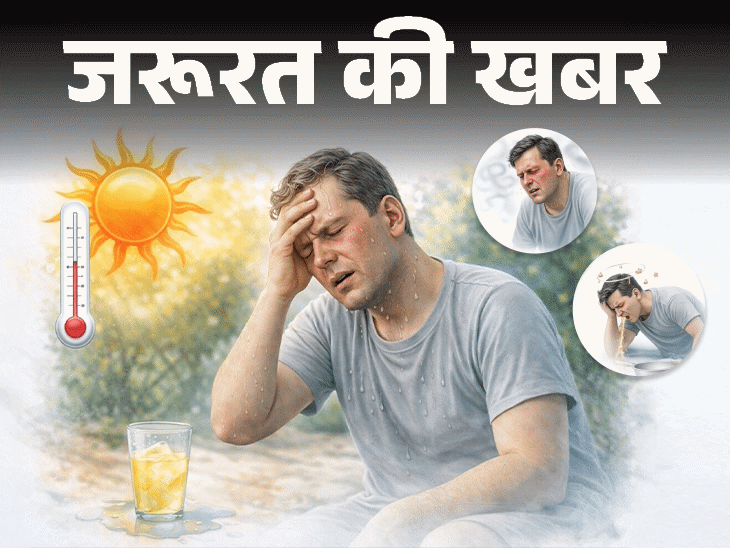 जरूरत की खबर- गर्मी में 5 कारणों से बढ़ता डिहाइड्रेशन:  ये संकेत दिखें तो इग्नोर न करें, पूरी गर्मियां फॉलो करें 10 जरूरी नियम