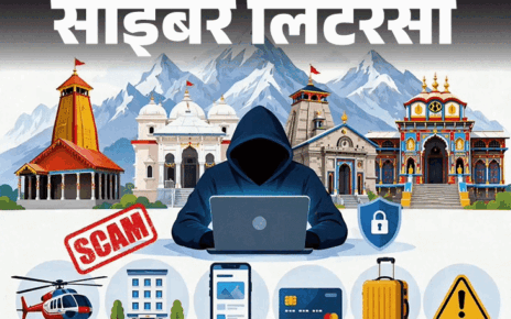 साइबर लिटरेसी- ‘चारधाम यात्रा 2026’ के नाम पर स्कैम: रजिस्ट्रेशन, होटल, हेलिकॉप्टर बुकिंग में बरतें सावधानी, न करें ये 9 गलतियां साइबर लिटरेसी- ‘चारधाम यात्रा 2026’ के नाम पर स्कैम: रजिस्ट्रेशन, होटल, हेलिकॉप्टर बुकिंग में बरतें सावधानी, न करें ये 9 गलतियां