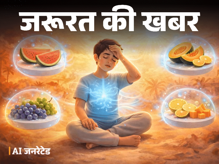 जरूरत की खबर- इन चीजों की तासीर है ठंडी:  करे टेम्परेचर कंट्रोल, हीट स्ट्रोक से बचाए, जानें गर्मियों में क्या खाएं और क्या नहीं