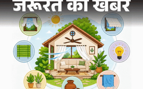 जरूरत की खबर- बिना AC घर को कैसे ठंडा रखें:  क्रॉस वेंटिलेशन है जरूरी, आर्किटेक्ट से जानें 8 देसी हैक्स, घर रहेगा नेचुरली कूल