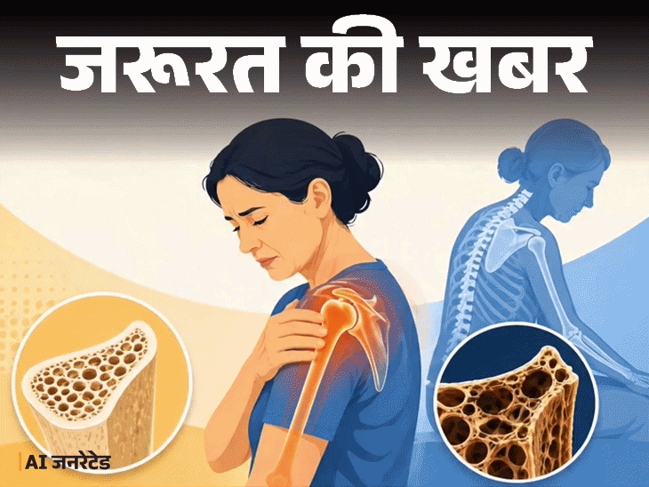 जरूरत की खबर- 40 के बाद हड्डियां होतीं हैं कमजोर:  10 संकेतों को इग्नोर न करें, डॉक्टर से जानें हड्डियां मजबूत बनाने के 11 टिप्स