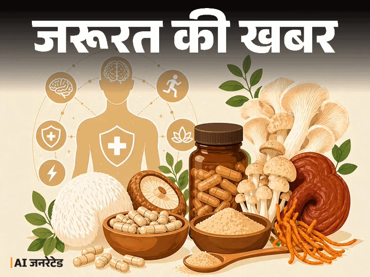 जरूरत की खबर- हेल्थ इंड्रस्ट्री का नया ट्रेंड– मशरूम सप्लीमेंट:  ये कितना फायदेमंद, क्या हैं साइड इफेक्ट, बता रहे हैं एक्सपर्ट