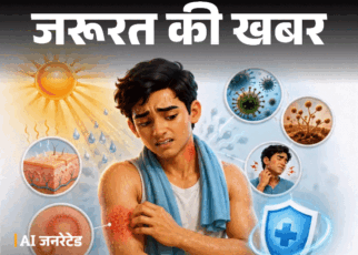 जरूरत की खबर- गर्मियों में स्किन इन्फेक्शन:  धूप, उमस और पसीने से बढ़ता स्किन रैश, डर्मेटोलॉजिस्ट से जानें बचाव के 10 टिप्स