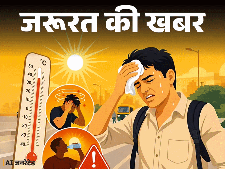 जरूरत की खबर- तेज धूप में लग सकती है लू:  न करें ये 9 गलतियां, धूप में इन 8 बातों का रखें ध्यान, डॉक्टर से जानें लक्षण और बचाव