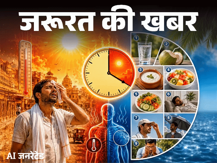 जरूरत की खबर- आज से शुरू हो रहा नौतपा:  तेज गर्मी में बीमार पड़ने का रिस्क, डॉक्टर से जानें इन 9 दिनों में क्या करें, क्या न करें