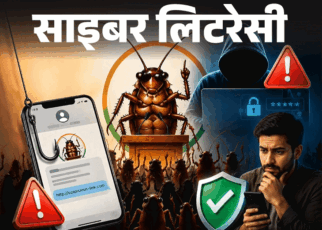 साइबर लिटरेसी- ‘कॉकरोच जनता पार्टी’ के नाम पर स्कैम:  ठग फर्जी मैसेज, फिशिंग लिंक भेजकर बना रहे निशाना, जानें फ्रॉड से कैसे बचें?