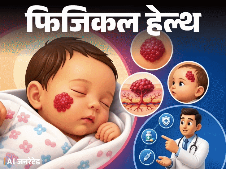 फिजिकल हेल्थ- नवजात शिशु के बर्थमार्क को इग्नोर न करें:  ये हेमेंजियोमा हो सकता है, डॉक्टर से जानें इसके कारण, लक्षण और इलाज