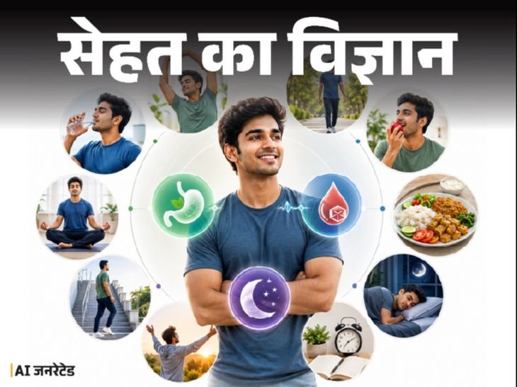 सेहत का विज्ञान- 10 छोटी-छोटी आदतें, जो रखेंगी हेल्दी:  30 सेकेंड से लेकर 10 मिनट की हैबिट, सुधारे स्लीप, ब्लड शुगर और डाइजेशन