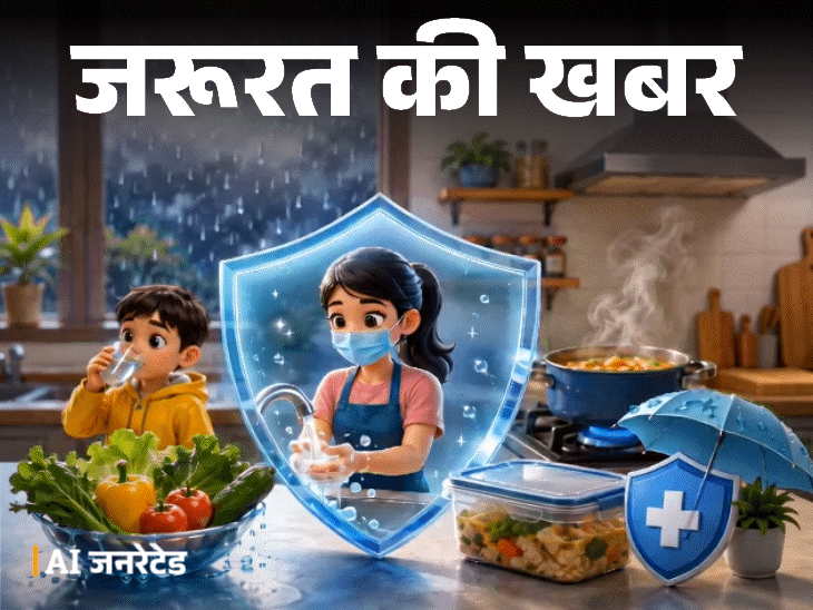 जरूरत की खबर- FSSAI की मानसून सेफ्टी गाइडलाइंस:  किचन, कुकिंग और पर्सनल हाइजीन से लेकर बच्चों की हेल्थ और सेफ्टी के जरूरी टिप्स