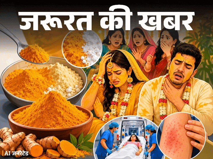 जरूरत की खबर- मिलावटी हल्दी से दुल्हन की मौत:  बाजार में धड़ल्ले से बिक रही, खरीदते हुए 9 सावधानी बरतें, घर पर ऐसे करें पहचान