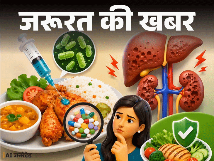 जरूरत की खबर- क्या आपके भोजन में एंटीबायोटिक है:  ये लिवर, किडनी डैमेज कर सकता है, जानें कैसे चुनें सुरक्षित भोजन