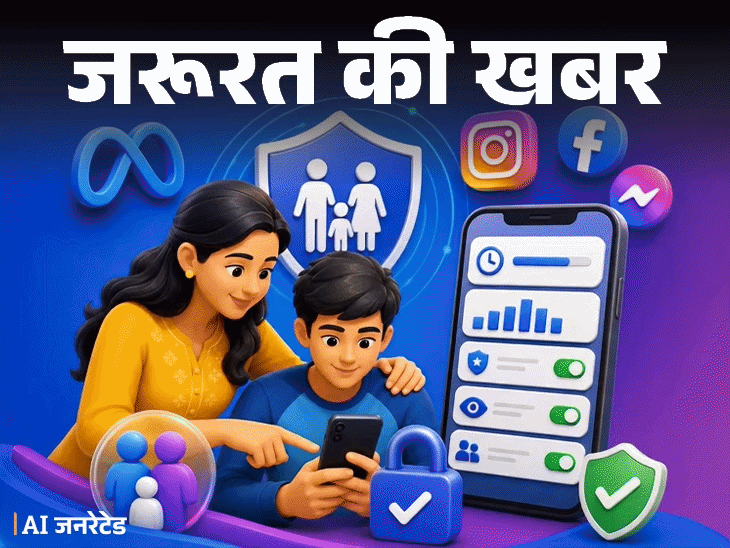 जरूरत की खबर- बच्चों के फेसबुक-इंस्टा पर रखें नजर: नए टूल से उनके मैसेज-चैट की निगरानी, जानें इसके सारे फीचर्स, कैसे करें एक्टिव