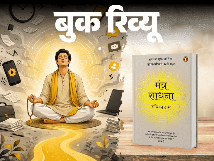 बुक रिव्यू: मंत्रों की ध्वनि से मन को सुकून: तनाव, भागदौड़ के बीच शांति की राह, ये किताब सिर्फ बात नहीं करती, रास्ता दिखाती है बुक रिव्यू: मंत्रों की ध्वनि से मन को सुकून: तनाव, भागदौड़ के बीच शांति की राह, ये किताब सिर्फ बात नहीं करती, रास्ता दिखाती है
