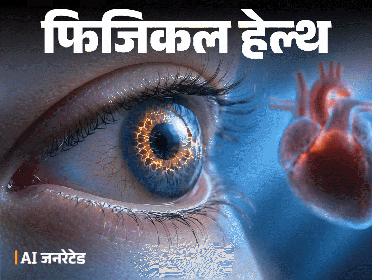 फिजिकल हेल्थ- आंखों से मिलता हार्ट डिजीज का संकेत: इन लक्षणों को इग्नोर न करें, डॉक्टर से जानें हार्ट को हेल्दी रखने के टिप्स फिजिकल हेल्थ- आंखों से मिलता हार्ट डिजीज का संकेत: इन लक्षणों को इग्नोर न करें, डॉक्टर से जानें हार्ट को हेल्दी रखने के टिप्स