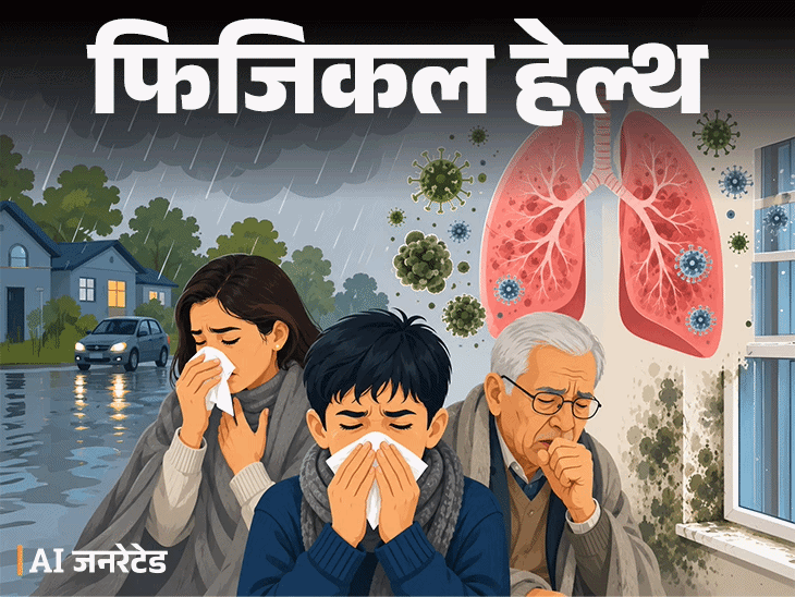 फिजिकल हेल्थ- मानसून में बढ़ता निमोनिया का रिस्क:  डॉक्टर से जानें इसका कारण और शुरुआती लक्षण, बचाव के लिए जरूरी 11 सावधानियां