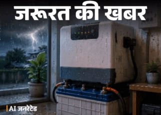 जरूरत की खबर- मानसून में जल्दी खराब होता इनवर्टर:  हवा-नमी से बचाएं, बैटरी का पानी बदलें, एक्सपर्ट से जानें मेंटेनेंस के टिप्स