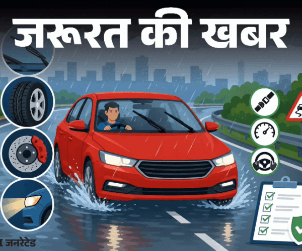 जरूरत की खबर- मानसून में रिस्की है ड्राइविंग:  पहले गाड़ी के ये पार्ट्स चेक करें, सुरक्षा के 15 नियम याद रखें, 12 गलतियां न करें