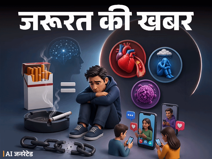 जरूरत की खबर- अकेलापन रोज 15 सिगरेट पीने के बराबर:  बढ़ता हार्ट डिजीज, डिप्रेशन, कैंसर का रिस्क, डॉक्टर से समझें लोनलीनेस का साइंस