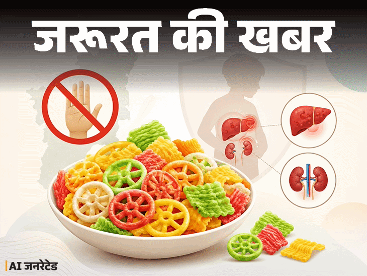 जरूरत की खबर- तमिलनाडु में रंगीन पापड़ पर बैन:  सिंथेटिक कलर खतरनाक, किडनी-लिवर डैमेज का रिस्क, खरीदते हुए ध्यान रखें ये 6 बातें