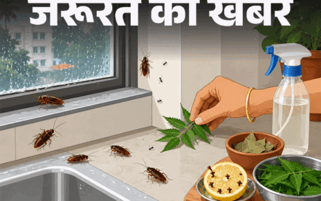 जरूरत की खबर- मानसून में बढ़ रहे कीड़े और कॉकरोच:  10 सावधानी रखेंगे तो कीड़े नहीं आएंगे, एक्सपर्ट से जानें भगाने के 7 घरेलू उपाय