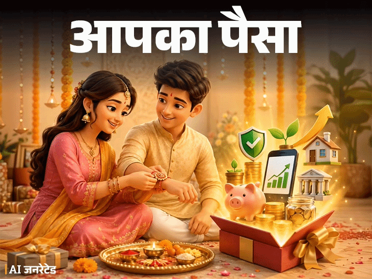 आपका पैसा- इस रक्षाबंधन बहन को दें फाइनेंशियल सेफ्टी: कैश की जगह चुनें ये विकल्प, सात हजार रुपए से बनाएं 1 लाख का फंड