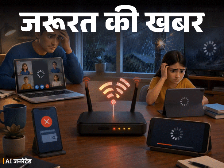 जरूरत की खबर- बारिश में खराब इंटरनेट कनेक्शन: वाई-फाई न चले तो तुरंत करें ये काम, एक्सपर्ट से जानें बेहतर इंटरनेट के 12 टिप्स जरूरत की खबर- बारिश में खराब इंटरनेट कनेक्शन: वाई-फाई न चले तो तुरंत करें ये काम, एक्सपर्ट से जानें बेहतर इंटरनेट के 12 टिप्स