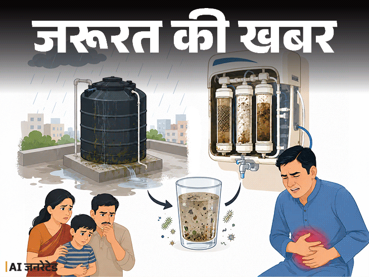 जरूरत की खबर- बारिश में दूषित हो सकता है पानी:  हो सकते हैं गंभीर हेल्थ रिस्क, एक्सपर्ट से जानें वाटर टैंक क्लीनिंग का सही तरीका