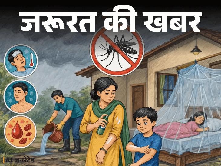 जरूरत की खबर- बारिश में बढ़ता मच्छरों का प्रकोप:  इन 5 घरेलू तरीकों से भगाएं मच्छर, डॉक्टर से जानें बचाव के लिए जरूरी सावधानियां