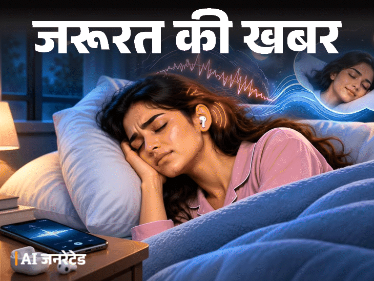 जरूरत की खबर- रात में ईयरबड्स लगाकर न सोएं:  इन्फेक्शन और हियरिंग लॉस का रिस्क, रात में नींद नहीं आती तो अपनाएं ये 10 तरीके