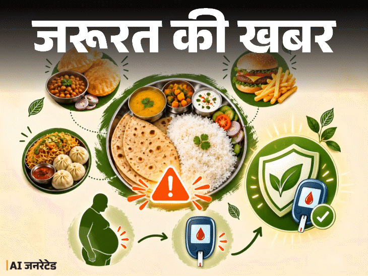 जरूरत की खबर- क्या आप ‘डबल कार्बिंग’ कर रहे हैं:  इससे बढ़ता मोटापा, टाइप-2 डायबिटीज का रिस्क, डॉक्टर से जानें हेल्दी मील प्लान