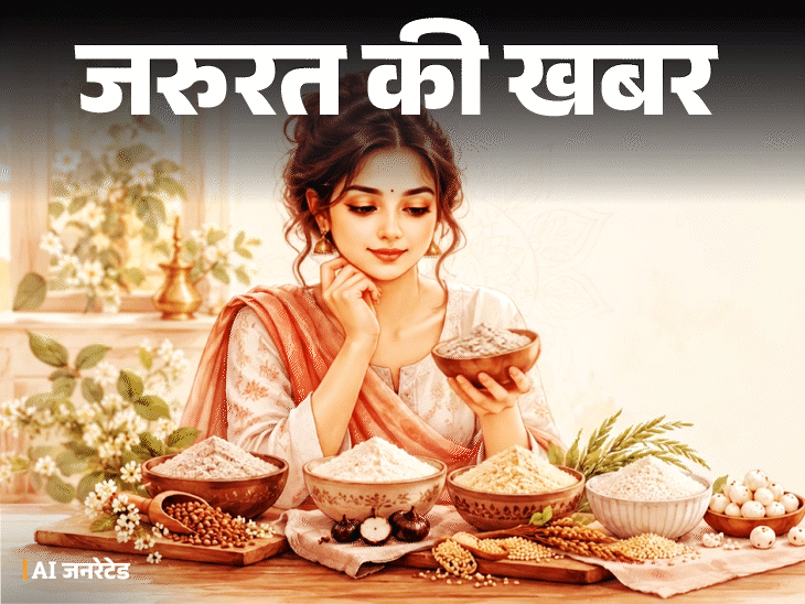 जरूरत की खबर- व्रत में कौन सा आटा ज्यादा हेल्दी: कुट्टू, सिंघाड़ा, राजगिरा या समा, न्यूट्रिशनिस्ट से जानें इनके हेल्थ बेनिफिट्स जरूरत की खबर- व्रत में कौन सा आटा ज्यादा हेल्दी: कुट्टू, सिंघाड़ा, राजगिरा या समा, न्यूट्रिशनिस्ट से जानें इनके हेल्थ बेनिफिट्स