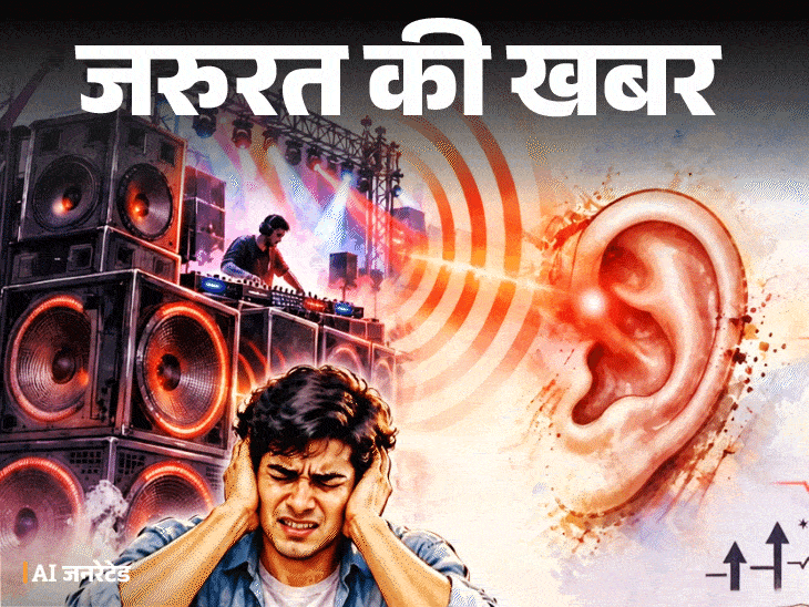 जरूरत की खबर- दशहरे के मेले में लाउडस्पीकर से सावधान: तेज आवाज से हार्ट-ब्रेन को नुकसान, हियरिंग लॉस का रिस्क, 7 सावधानियां जरूरी जरूरत की खबर- दशहरे के मेले में लाउडस्पीकर से सावधान: तेज आवाज से हार्ट-ब्रेन को नुकसान, हियरिंग लॉस का रिस्क, 7 सावधानियां जरूरी