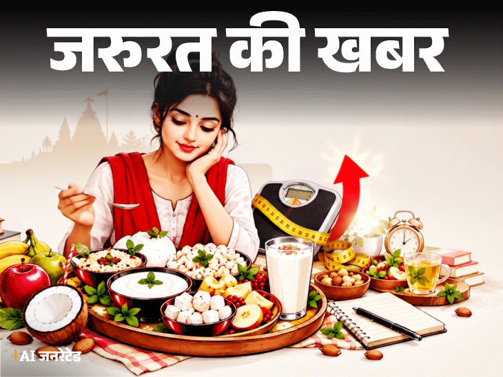 जरूरत की खबर- कहीं आपकी फास्टिंग कैलोरी बम तो नहीं:  इस व्रत से वजन घटेगा नहीं, बढ़ेगा, वेट घटाना है तो ये 8 टिप्स याद रखें
